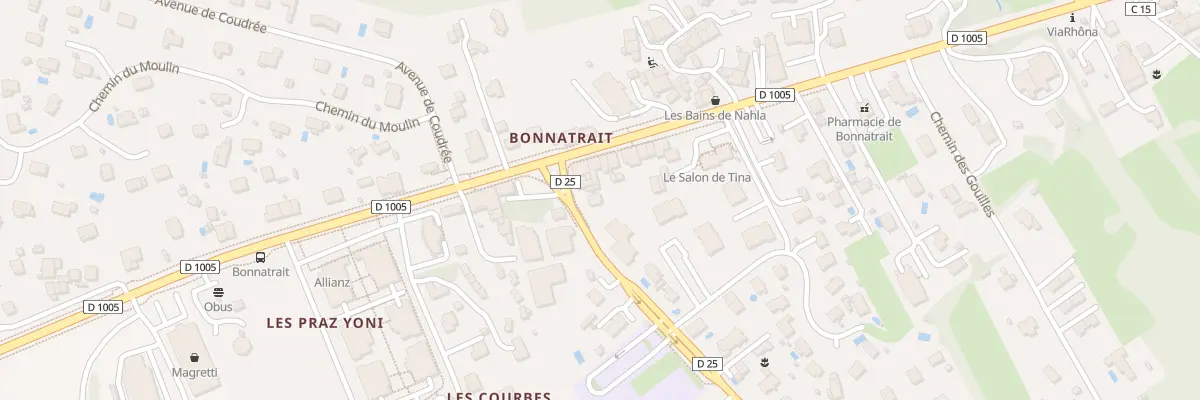 Plan du 25 Rte de Perrignier à Sciez