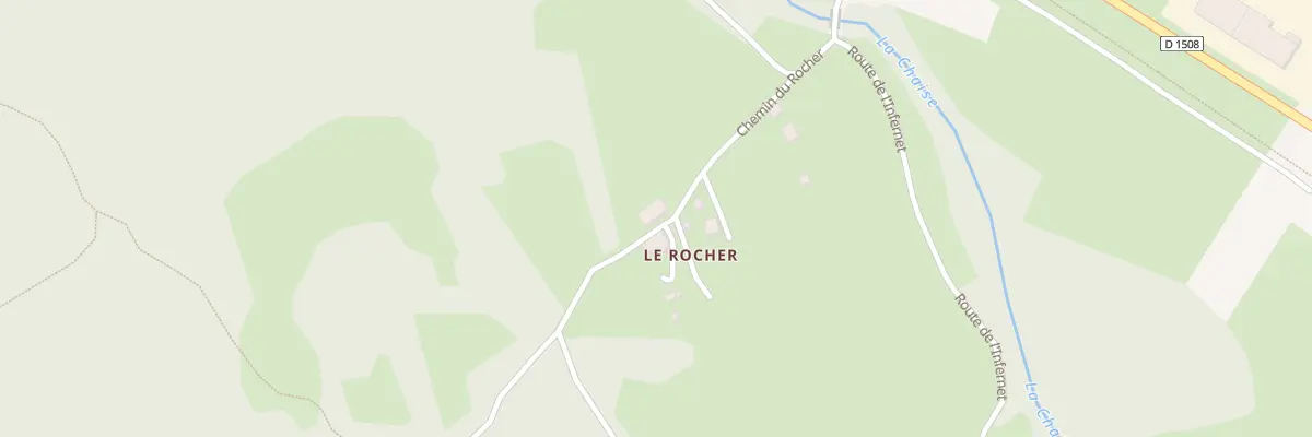 Plan du 9001 Les Chappes à Ugine