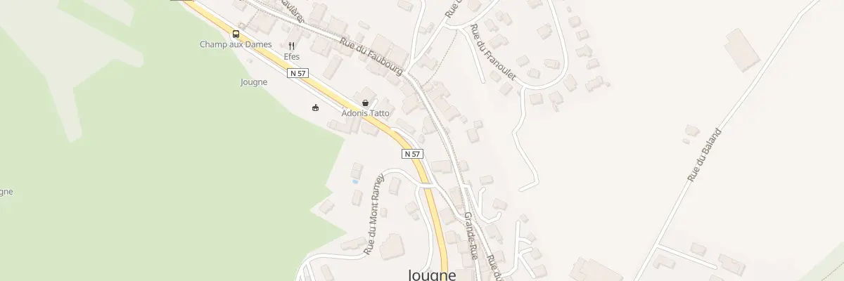 Plan du 25 Grande Rue à Jougne