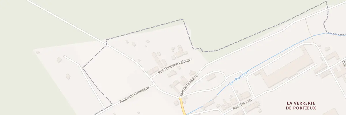 Plan du 13 Rue Fontaine Leloup à Portieux
