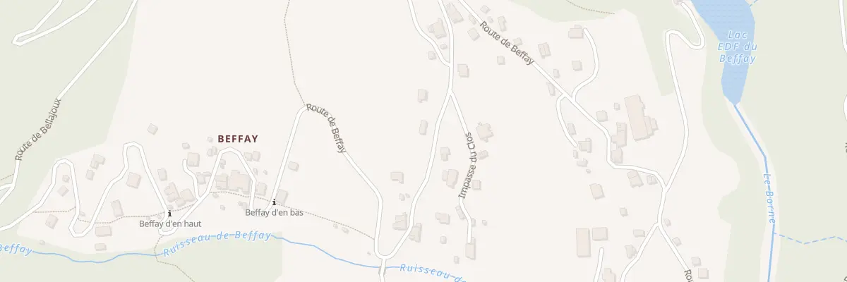 Plan du 1750 Rte de Beffay à Glières-Val-de-Borne