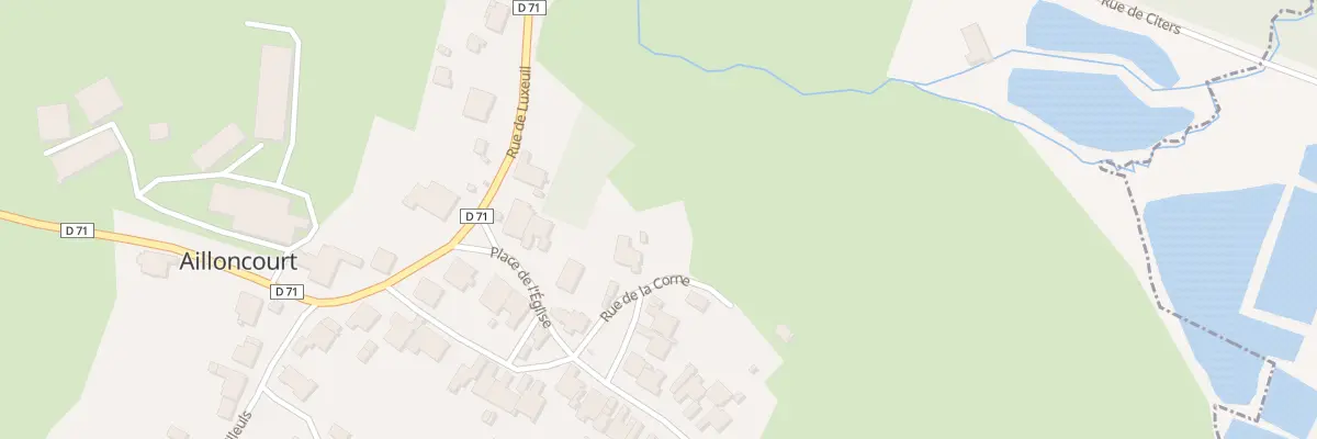 Plan du 49 Rue de la Corne à Ailloncourt