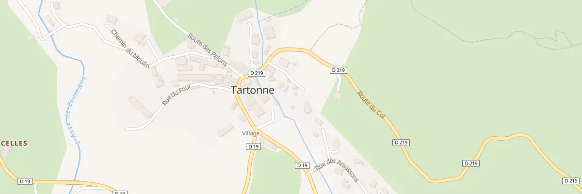 Plan du 5031 Plan de Chaude à Tartonne