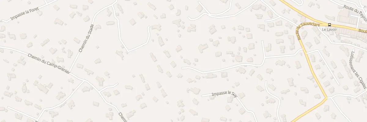 Plan du 302 Imp le Suy Camp Grenier à Flayosc