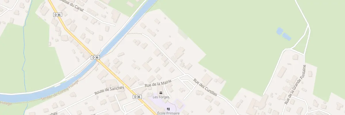 Plan du 13 Rue des Curtilles aux Forges