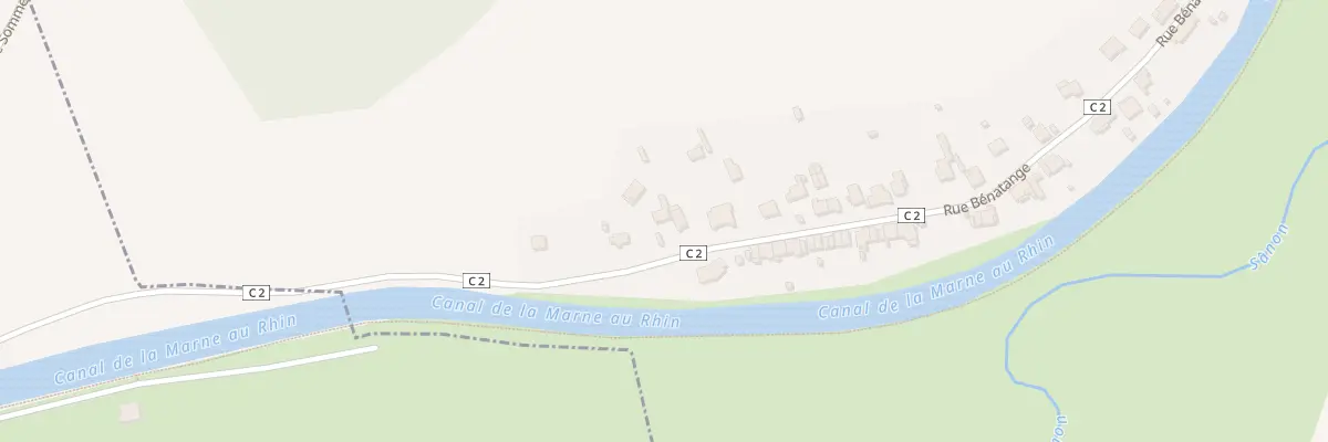 Plan du 64 Rue Benatange à Crévic