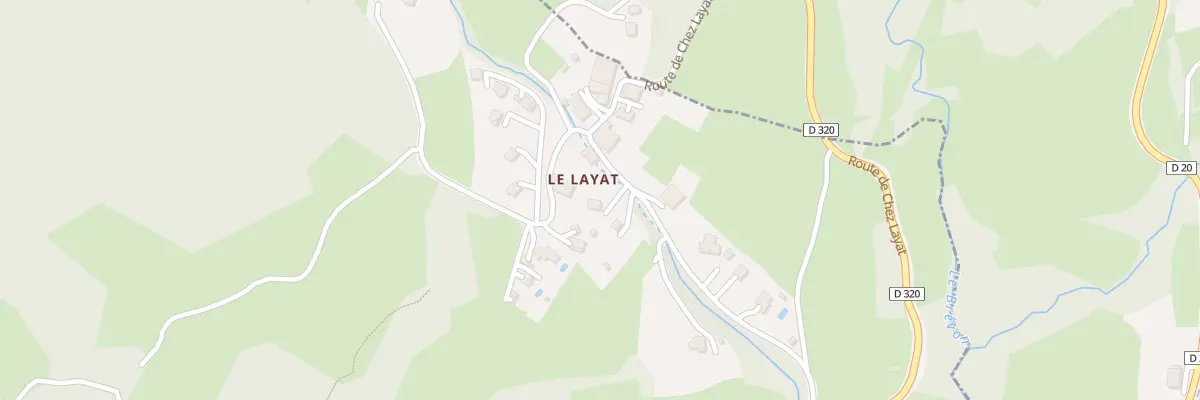 Plan du 2639 Rte de Chez Layat à Boëge