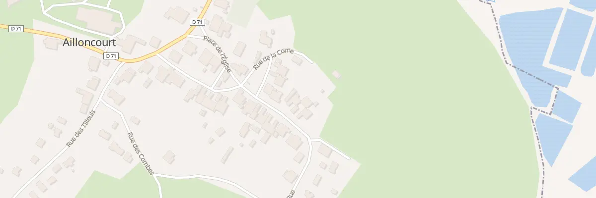 Plan du 56 Grande Rue à Ailloncourt