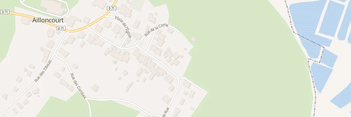 Plan du 57 Grande Rue à Ailloncourt