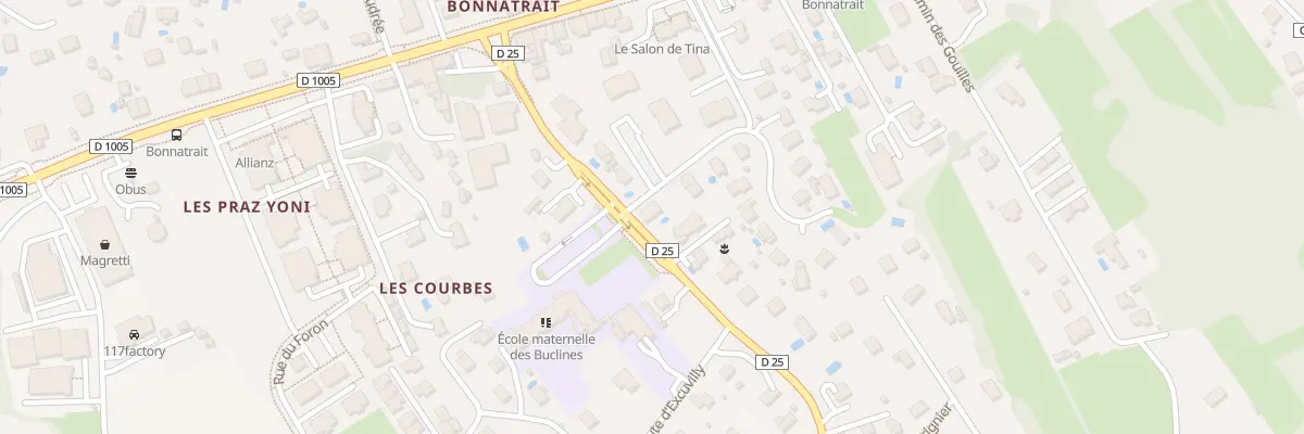 Plan du 24 Rte des Jardins de Bonnatrait à Sciez