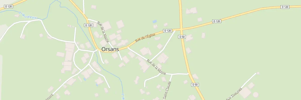 Plan du 1 Rue Clos aux Bourgeois à Orsans