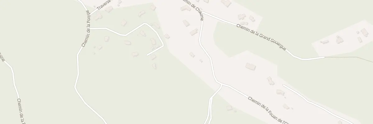 Plan du 2175 Che de Chaume à Vidauban