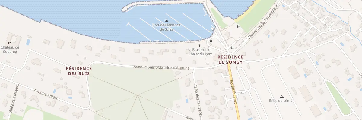 Plan du 10 Av St Maurice d’Agaune à Sciez