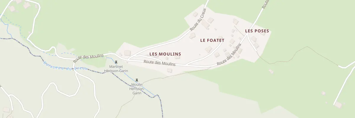 Plan du 5063A Les Moulins à Marthod