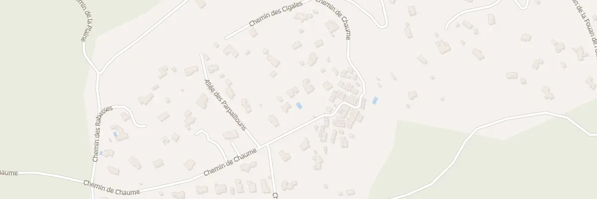 Plan du 907 Che de Chaume à Vidauban