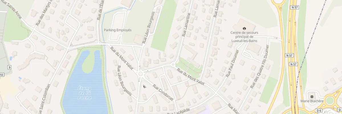 Plan du 2 Rue Lamartine à Luxeuil-les-Bains