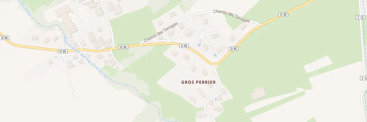 Plan du 519 Rte de Bons-en-Chablais à Brenthonne