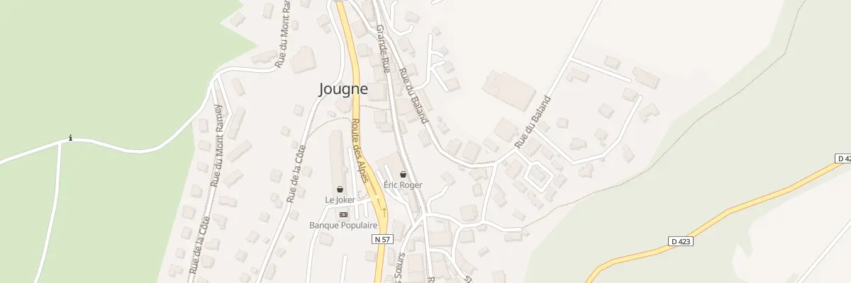 Plan du 10B Rue du Baland à Jougne