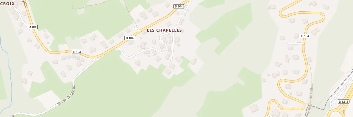 Plan du 61 Les Chapelles à Pallud