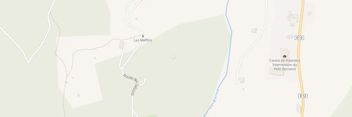 Plan du 1287 Rte des Lignières à Glières-Val-de-Borne