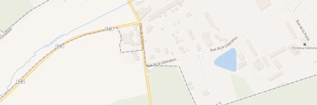 Plan du 14 Rue de la Libération à Portieux