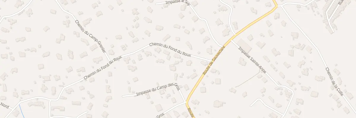 Plan du 107 Che Font du Roux à Flayosc