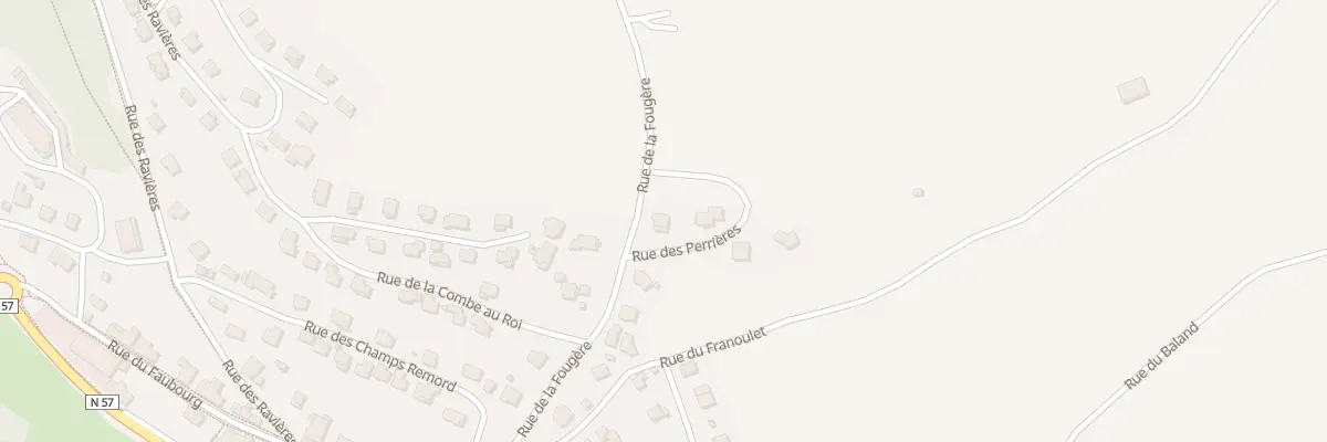 Plan du 9000 Rue de la Fougère à Jougne