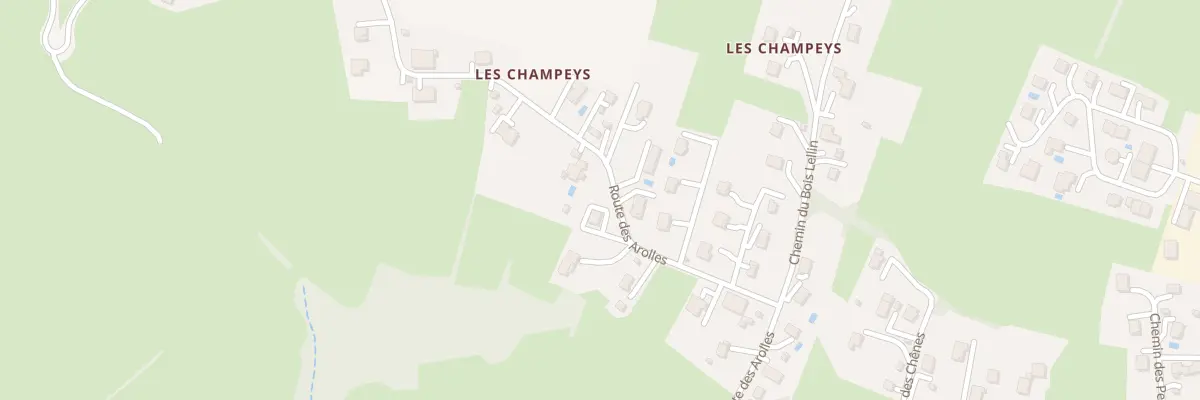 Plan du 451 Rte des Arolles à Boëge