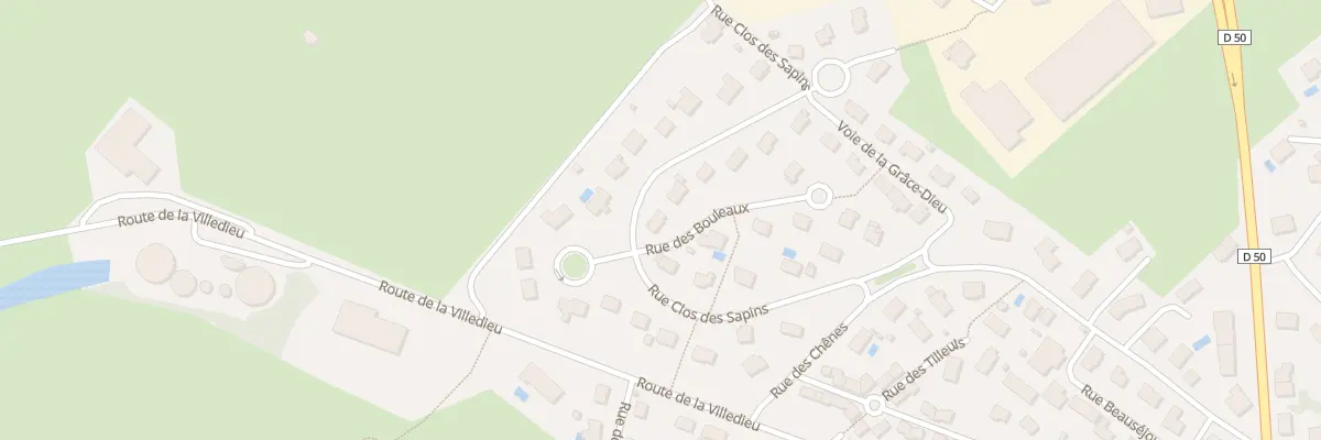 Plan du 12 Rue Clos des Sapins à Vercel-Villedieu-le-Camp