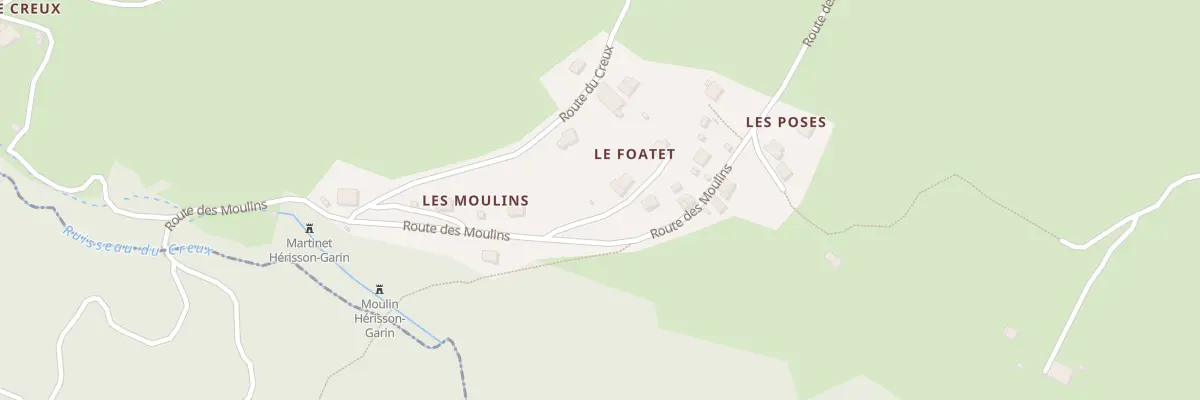 Plan du 5463 Le Foatet à Marthod