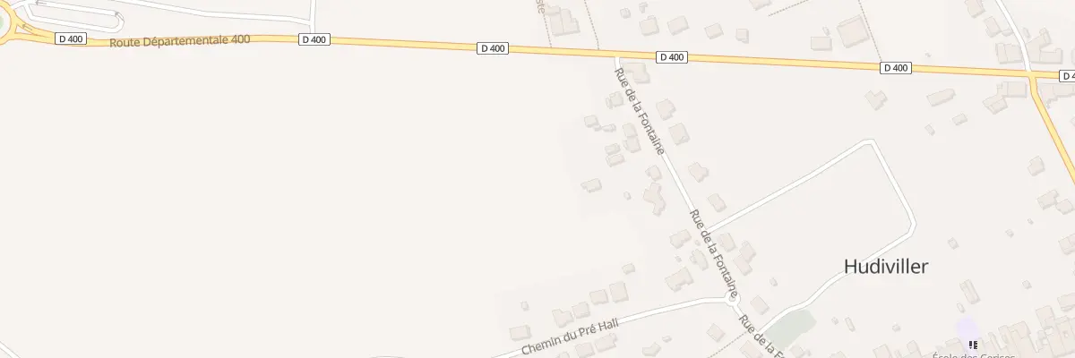 Plan du 21 Rue de la Fontaine à Hudiviller