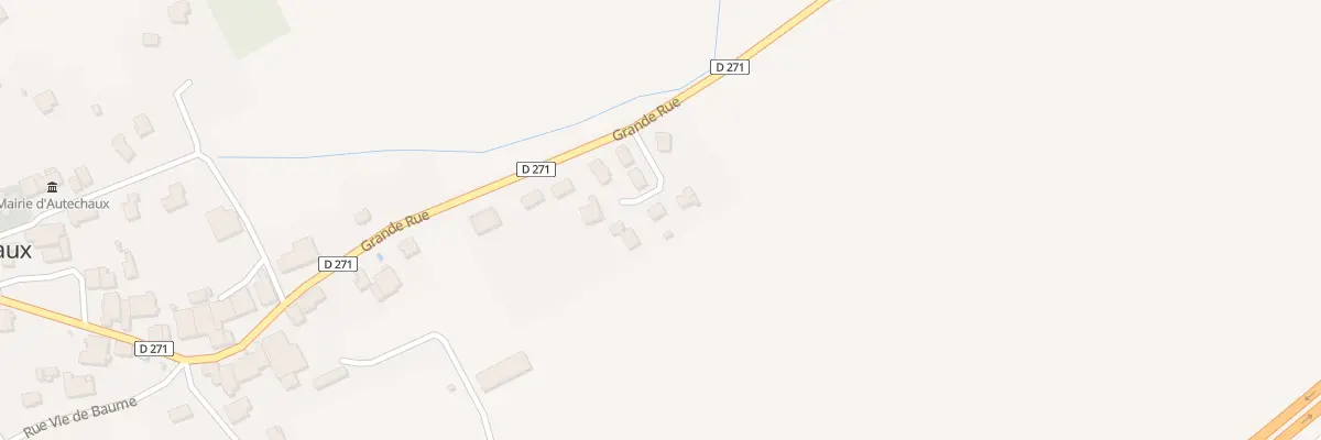 Plan du 7 Rue des Colombes à Autechaux