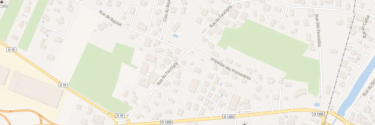 Plan du 204 Rue du faucigny à Saint-Pierre-en-Faucigny