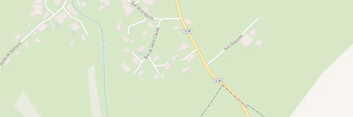 Plan de D Route Departementale à Orsans