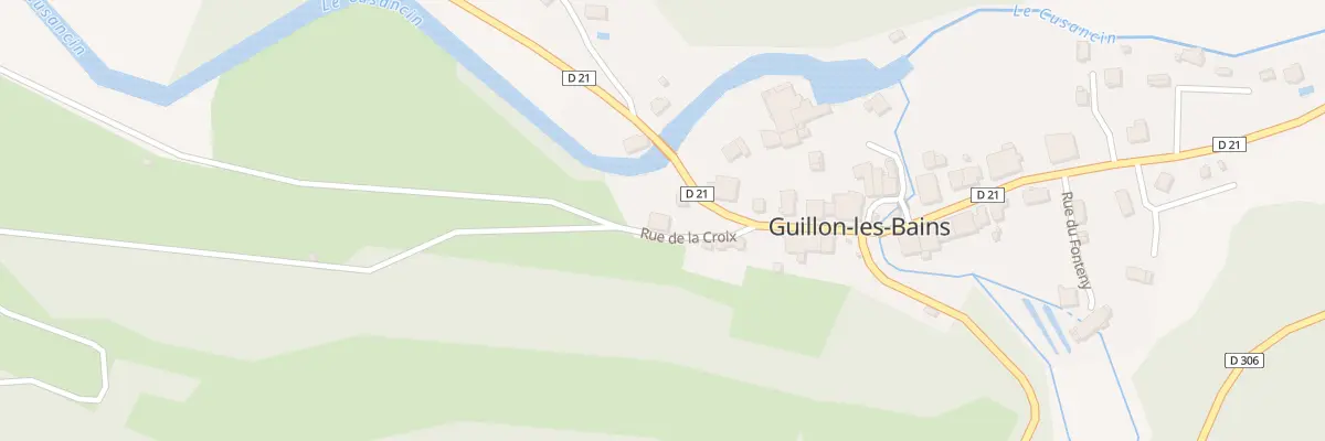 Plan du 2 Rue de la Croix à Guillon-les-Bains