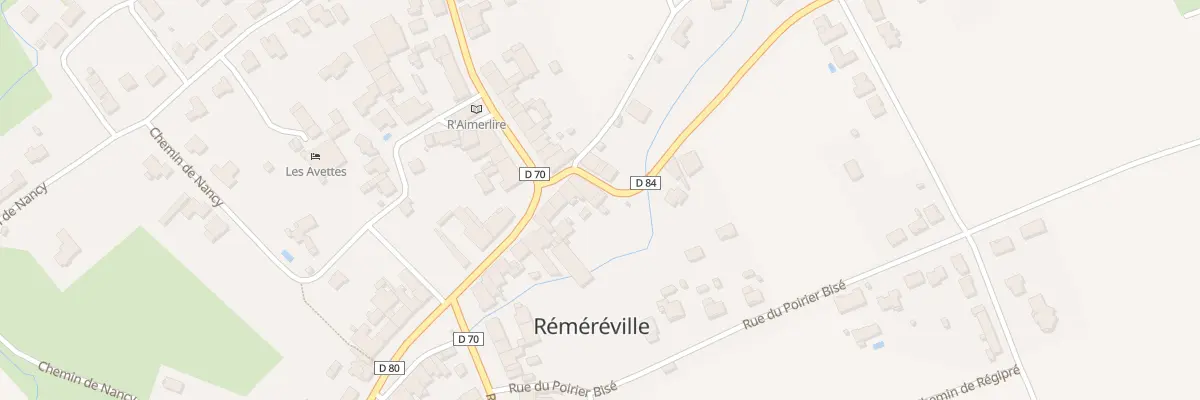 Plan du 3 Rte d’Hoeville à Réméréville