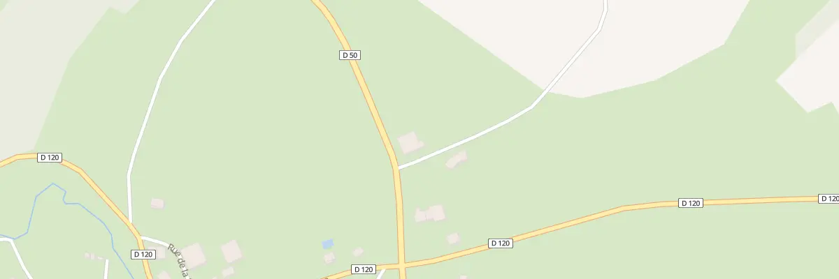 Plan du 12 D Route Departementale à Orsans