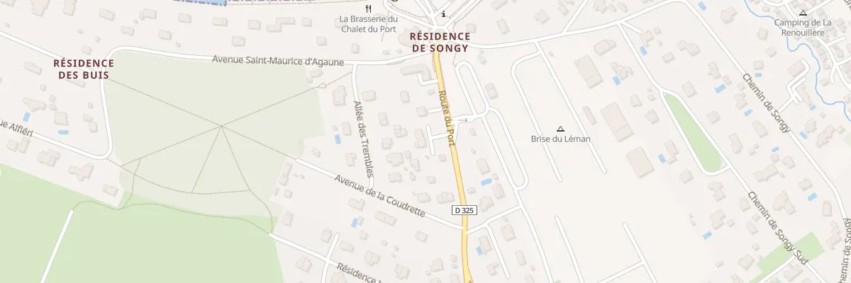 Plan du 509 Rte du Port à Sciez