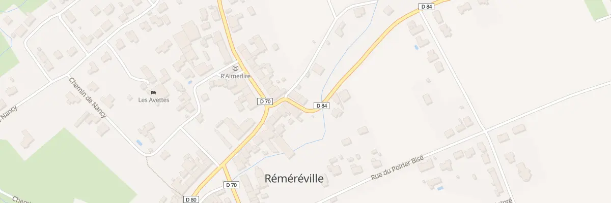 Plan du 4 Rte d’Hoeville à Réméréville