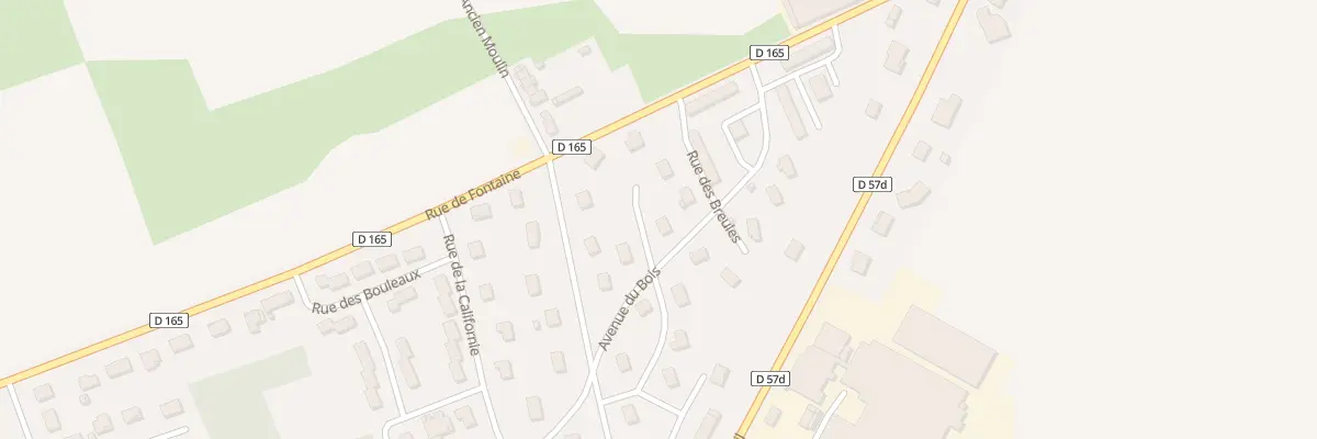 Plan du 3 Rue des Fougères à Fougerolles-Saint-Valbert