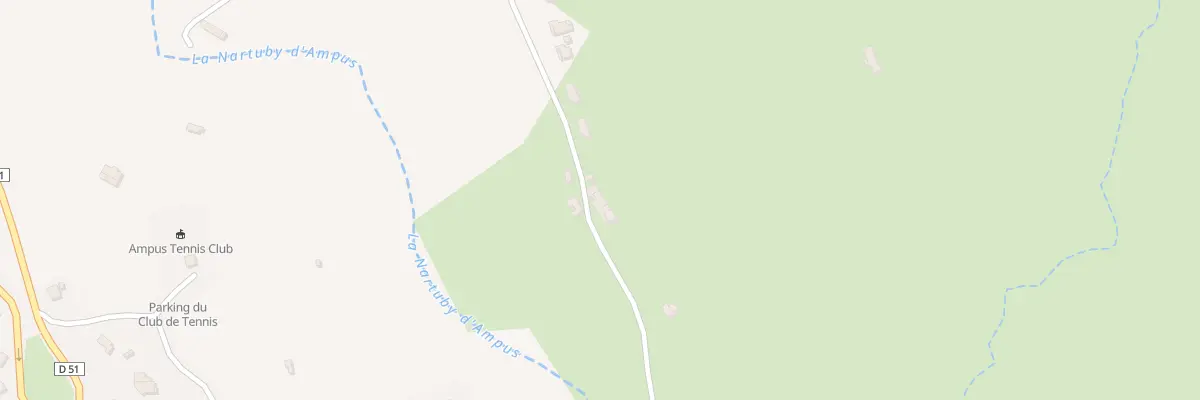 Plan du 9000 Le Fer à Ampus