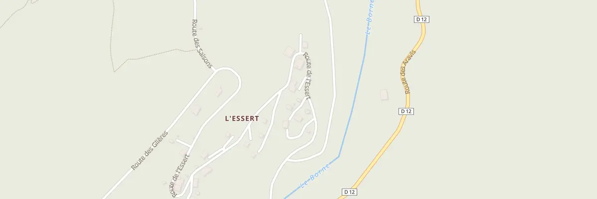 Plan du 785 Rte de l’Essert à Glières-Val-de-Borne