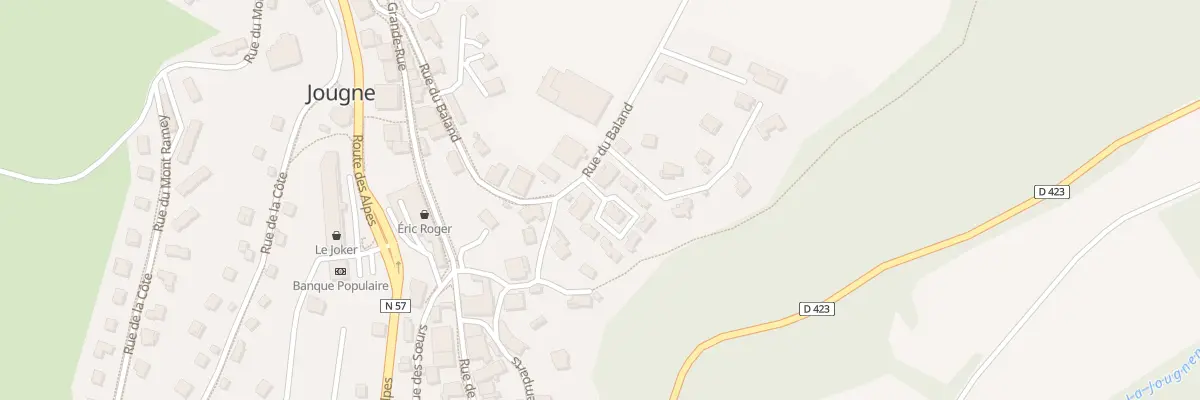 Plan du 16 Rue du Baland à Jougne