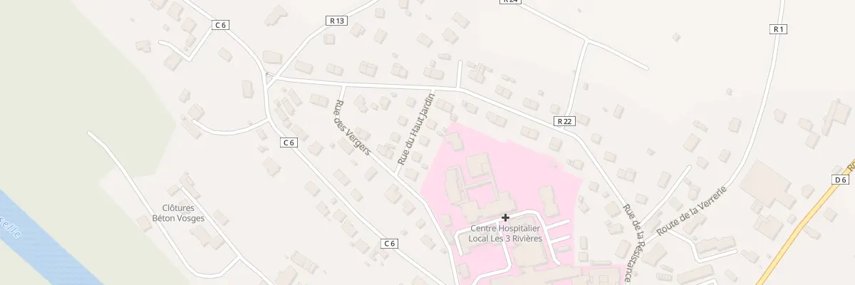 Plan du 6 Rue du Haut Jard à Châtel-sur-Moselle