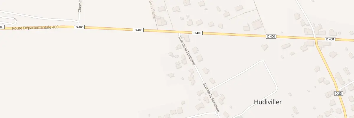 Plan du 23 Rue de la Fontaine à Hudiviller