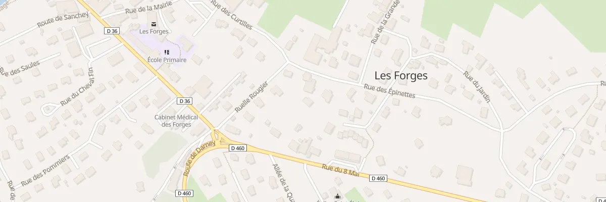 Plan du 26 Rue des Curtilles aux Forges