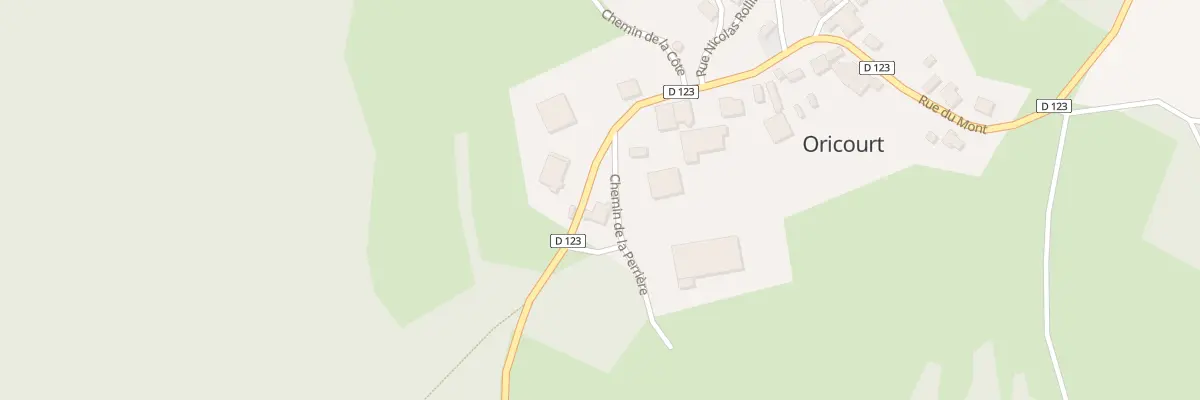 Plan du 187 Rue de la Perrière à Oricourt
