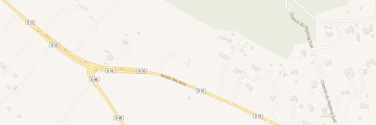 Plan du 3411 Rte des Arcs à Lorgues