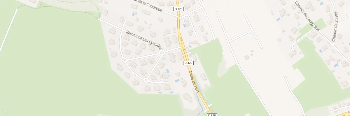 Plan du 311 Rte du Port à Sciez