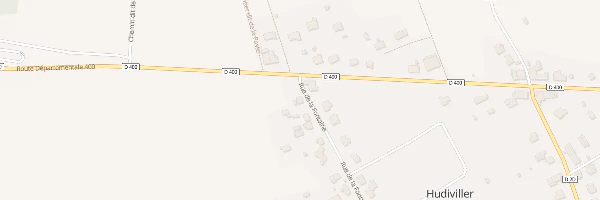 Plan du 25 Rue de la Fontaine à Hudiviller